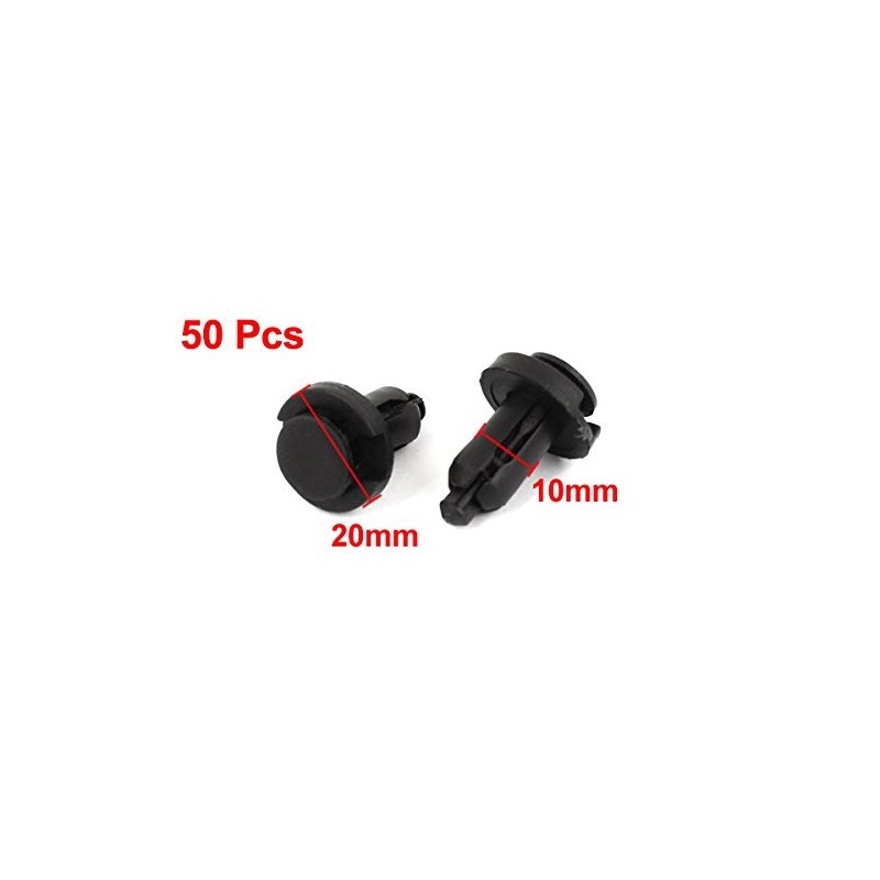 sourcing map 50 Pcs 30mm x 10mm Plastic Rivets Car