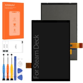 Screen for Steam Deck Screen Replacement for Steam Deck LCD Screen Anti-Glare LCD Display Digitizer Assembly Repair Parts