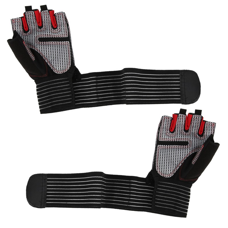 Half Finger AntiSlip Fitness Gloves Weight Lifting Sport Gloves with