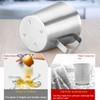 Kitchnexus Measuring Jug Stainless Steel 2 L, Milk Jug Measuring