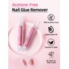 EBANKU 4 Pcs Nail Glue Remover Pen, Click&Remove Pen Design