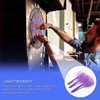 TRHDFW Purple Dart Shaft and Flyer, Integrated Clear Dart Shaft
