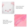 Reversible Bunny Plush Toy Throw Pillow Children Cute Cartoon Animal