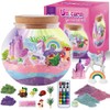 Kit de Contenedor transparente Iluminado Niños,Kit de Manualidades para Niña,transparente