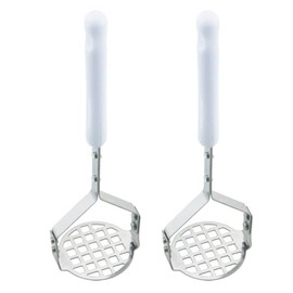 LALAFINA Prensa De Papas De Acero Inoxidable 2 Piezas Manual Con Mango Antideslizante Para Puré De Papas Verduras Utensilio De Cocina Para Hogar Reuniones