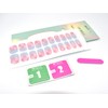 LIFOOST Cured Gel Nail Polish Strips Glitter Nail Stickers for
