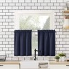 No. 918 Martine Microfiber Semi-Sheer Rod Pocket Kitchen Curtain Valance