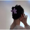 4Pcs Flower Claw Clips Matte Flower Hair Clip Strong Hold