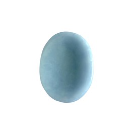 crystalmiracle Blue Angelite Worry Thumb Stone Crystal Healing Reiki Feng Shui Gift Wellness Handcrafted