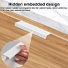 REFORUNG Pack of 10 Hidden Furniture Handles, Drawer Handles, 80