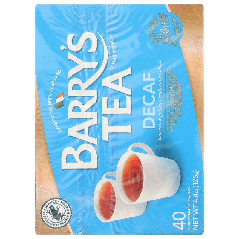 Barrys Tea Decaffeinated 40 bag x 2 (250g) (80 count)