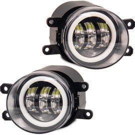 WEZEMLIGHT - Juego de luces antiniebla LED de repuesto para 2011-2013 CT200h 2011-2014 IS250/350 Toyota 4Runner Avalon Camry Highlander Matrix Prius Rav4 Tacoma LED antiniebla 1 par (incluye DRL)