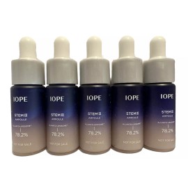 Amore Pacific IOPE IOPE Stem Ⅲ Ampoule 10ml X 5 EA Intensive Anti-Aging Ampoule Lines Wrinkle Serum