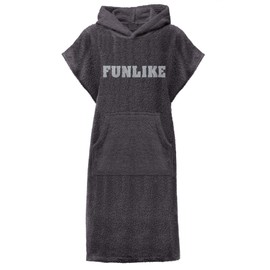 CelinaTex Funlike Poncho Short Medium or Long Cotton Bath Poncho Terry Towelling Surf Poncho Hooded Towel Changing Aid