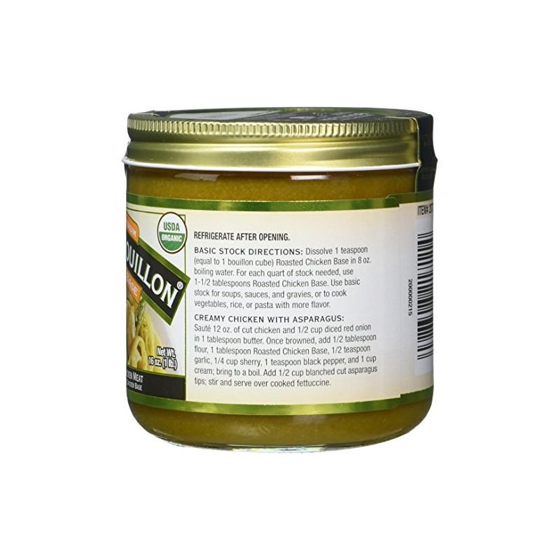 Better Than Bouillon Organic Roasted Chicken Base, Reduced Sodium -