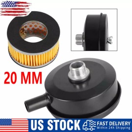 Unbranded Air Compressor Silencer Muffler 20mm Intake Air-Filter Air-Pump Accessories Set