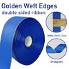 AEVORA 1 1/2 Inch Grosgrain Ribbon with Golden Weft Edges,