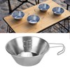 Stainless Steel Camping Sierra Cup Stackable Portable Stainless Steel Sierra