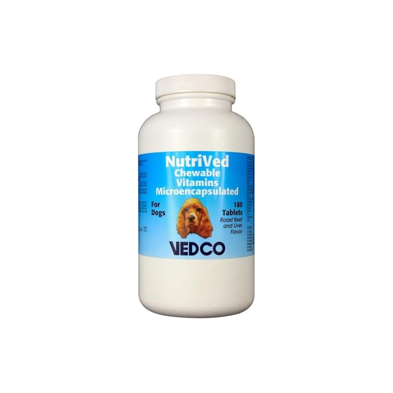 Vedco NutriVed Chewable Vitamins for Dogs 180 Tablets