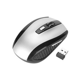 Portble Wireless Mouse, 6D 2,4 G Wireless Optische Schnurlose Maus mit USB-Empfänger, Slim & Noiseless, Ergonomisches Design Lichttechnologie Für PC Laptop Computer