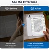 4X LED Handheld Magnifier for Reading – Rectangular Full-Page Magnifying