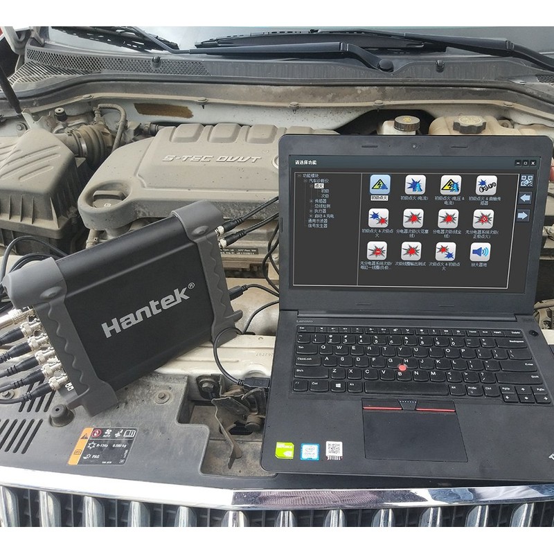 Hantek 1008C+ 8CH Automotive Diagnostic PC Oscilloscope 2.4MSa/s USB 2.0
