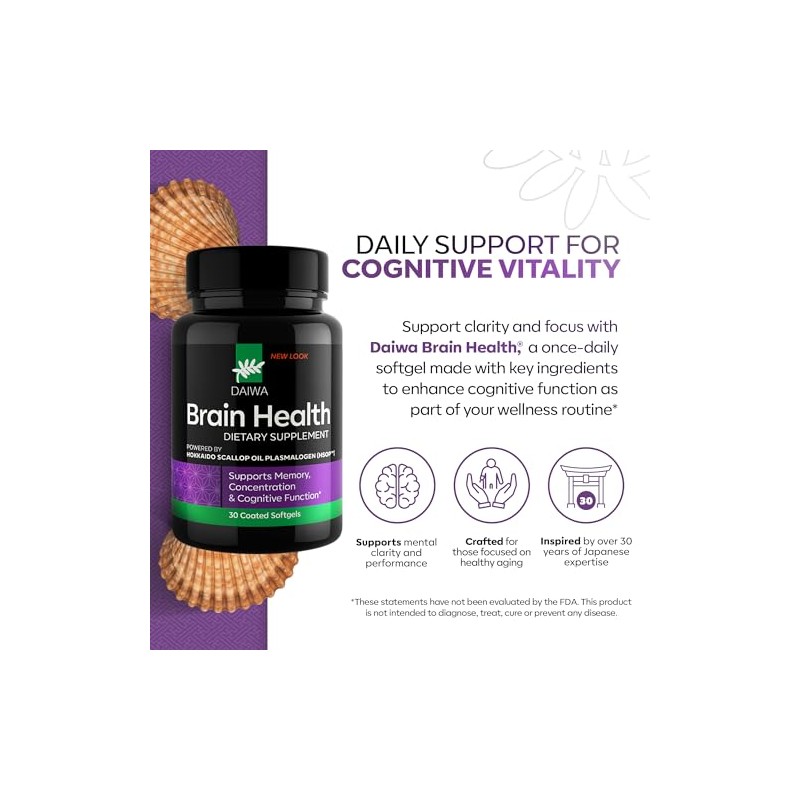 Daiwa Health Development Suplemento Daiwa Brain Omega-3