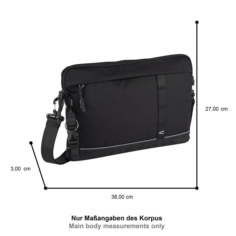 camel active Men's Connect Laptop Case - Black