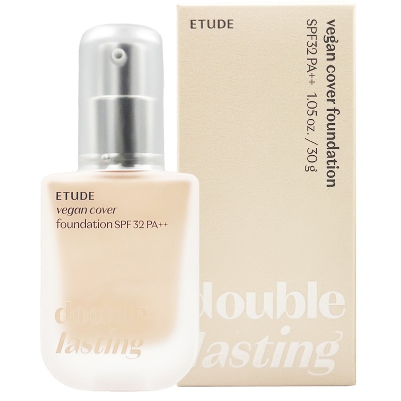 Etude Double Lasting Vegan Cover Foundation 30g SPF32 Light Vanilla