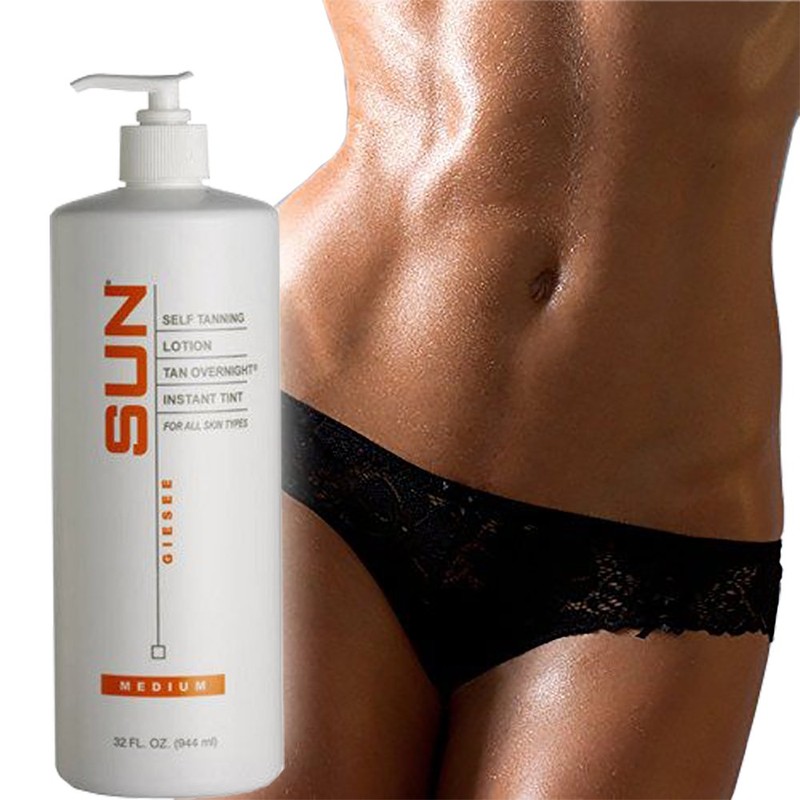 Sun Laboratories Tan Overnight Self-Tanning Lotion for Body and Face