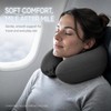 Cool Ice Silk Neck Pillow Cover, Double Snap, Fits U-Shaped