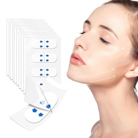 Cinta invisible para lifting facial, 132 unidades, cinta para lifting facial, para arrugas de papada y piel flácida, cinta para lifting facial