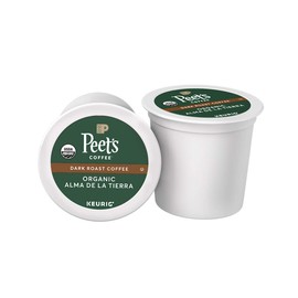 Peet's Coffee Alma De La Tierra Dark Roast Coffee K-Cup Coffee Pods (10 Count) USDA Organic