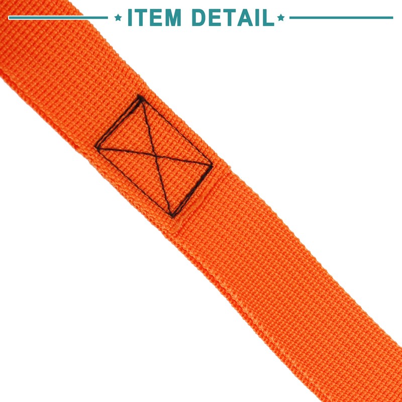 ACROPIX 6pcs Soft Loop Tie Down Trailer Strap Cargo Belt