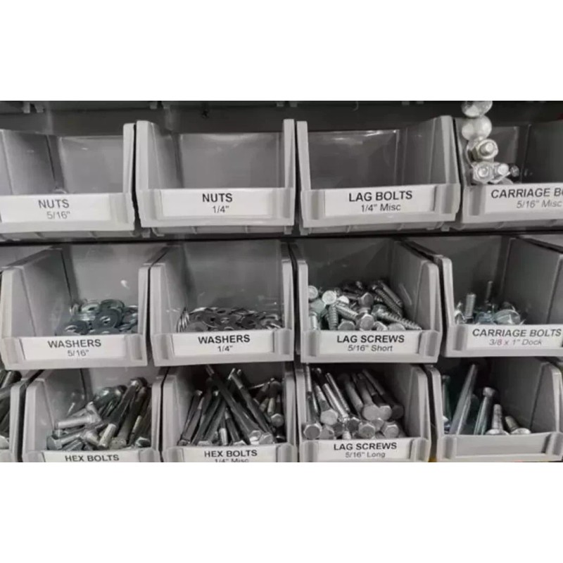 Storehouse 20 Bins Rail Mount Stackable Parts Storage Organizer Shop