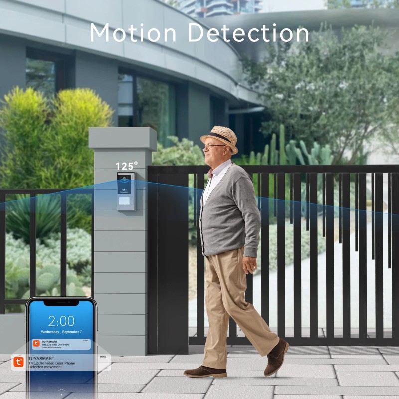 TMEZON 2MP Video Doorbell Smart Intercom Entry System 7'' Touch