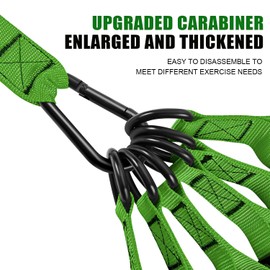 Resistance Bands Set 300lbs - Heavy Duty Fitness Bands with Handles for Strength Training, Door Anchor, Ankle Straps, and Carrying Bag for Home Gym and Full Body Workouts