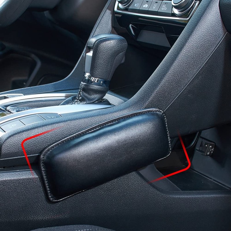 JSCARLIFE 2 Pack Universal Car Center Console Knee Cushion Soft