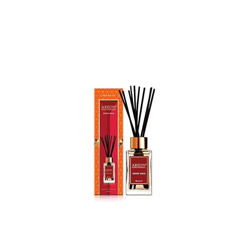 Areon Home Luxury Perfume Reed Diffuser + 10 Rattan Reeds,