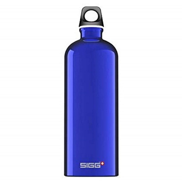 SIGG - Aluminum Water Bottle - Traveller Blue - With Screw Cap - Leakproof, Lightweight, BPA Free - 20 Oz