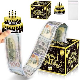 Money Gifts Birthday Surprise Box, Happy Birthday DIY Money Gift Wrapping Money Box, Money Gift Box for Your Family, Children, Friends