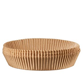 Comfy Package [Case of 2,500] 7.9 Inch Round Air Fryer Liners Disposable - Non-Stick Parchment Paper Liners, Oil and Water Resistant - Kraft