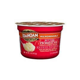 Idahoan Buttery Homestyle Mashed Potatoes, 1.5 Ounce Cup -- 10 per case.