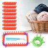 Knitting Loom Set Plastic Flexible Multifunctional Yarn Weaving Tool Accessories