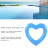 Heart Shaped Swimming Circle 120cm Thick Tear Resistant PVC Material