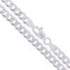 Sterling Silver Italian Curb Chain 4.4mm Solid 925 Italy 6