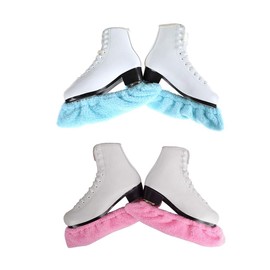 2 Pair Ice Skating Hockey Figure Skates Blade Cover Soaker Guards for Unisex Adult, Youth, Kids