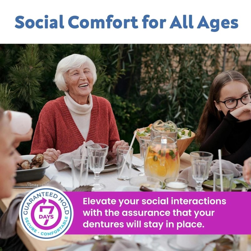 Denttach 5 Pack Denttach Seven Day Hold Thermoplastic Denture Adhesive