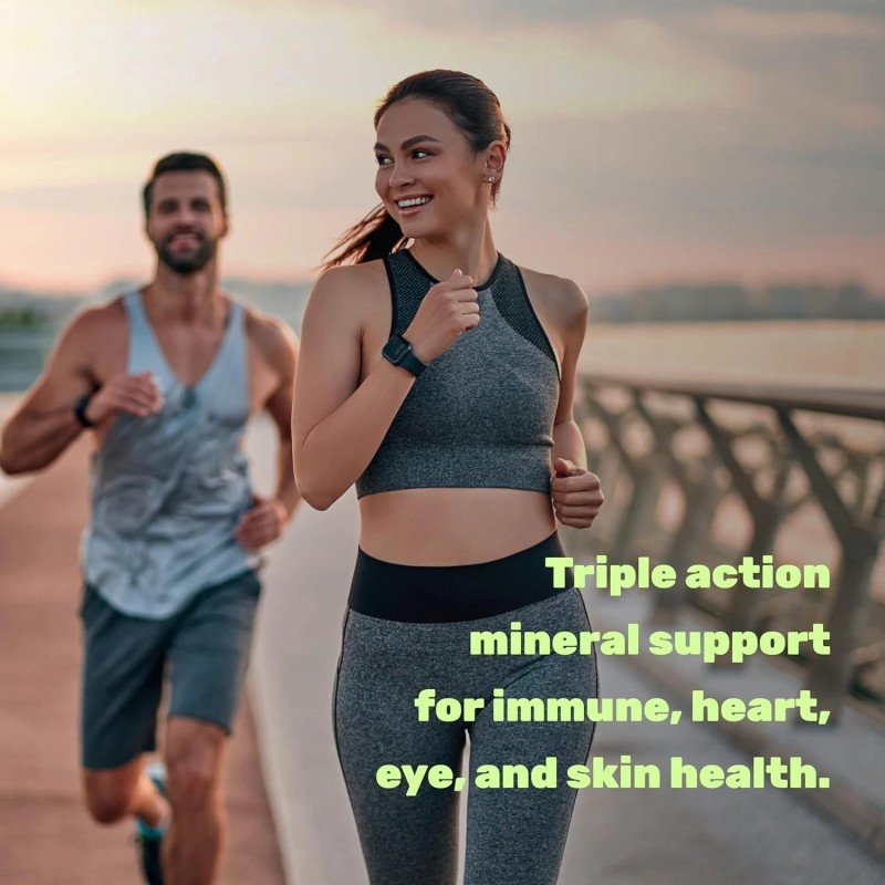 Zinc 50mg with Selenium 200mcg + Copper, 240 Capsules, 8