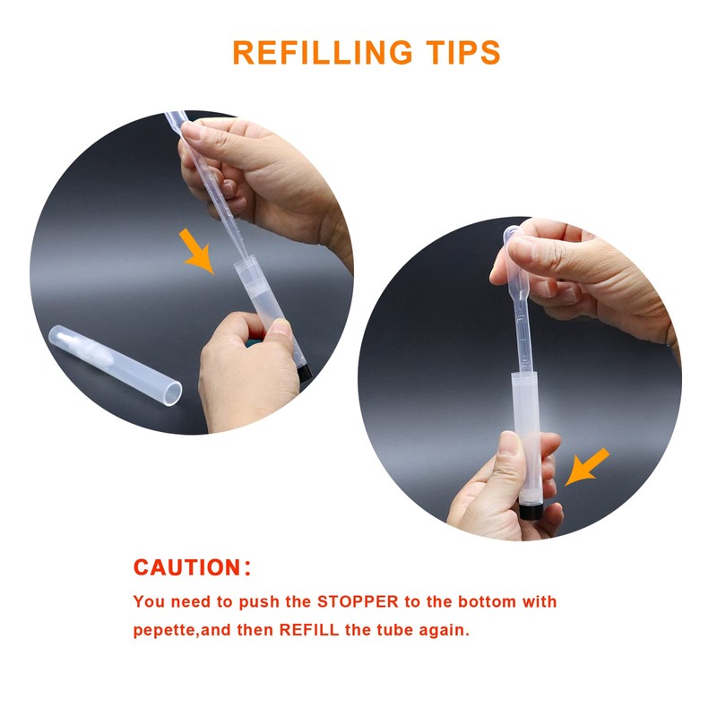 URGINO 3-Pack 6ml Real Refillable Cuticle Oil Pens, Nail Oil